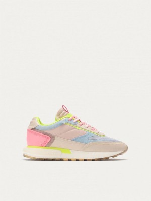 Hoff Tribe Tana Sneakers Dames Roze Khaki Blauw | TQT369YV