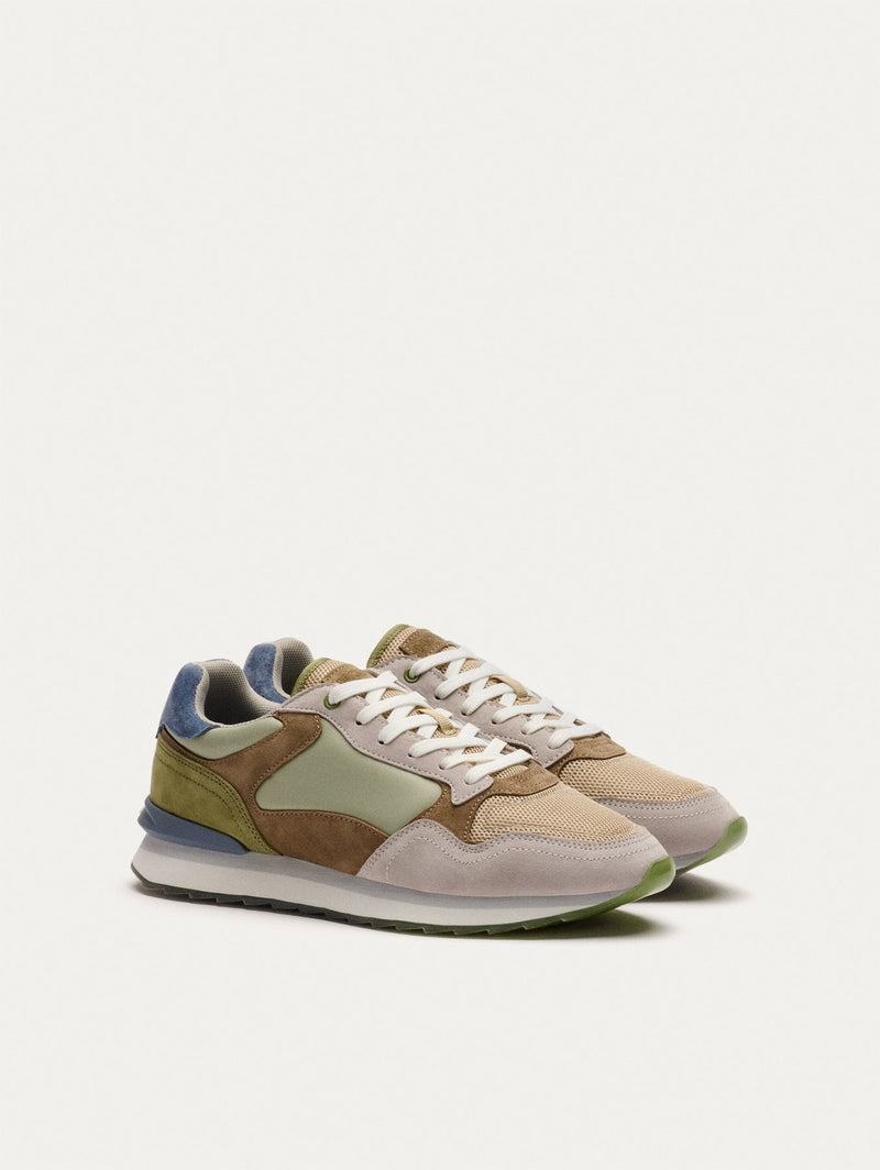 Hoff City Baku Sneakers Heren Groen Bruin Khaki | CEU6750BP