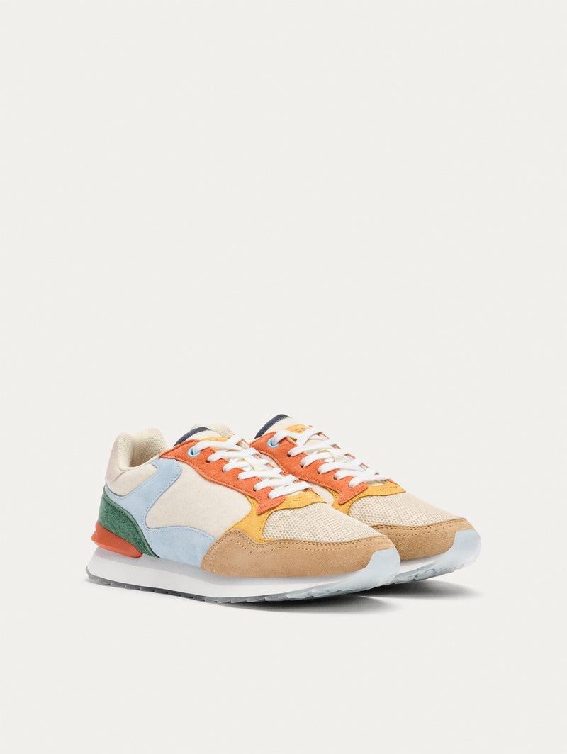 Hoff City Charleston Sneakers Dames Wit Oranje Khaki | YEB7941NW