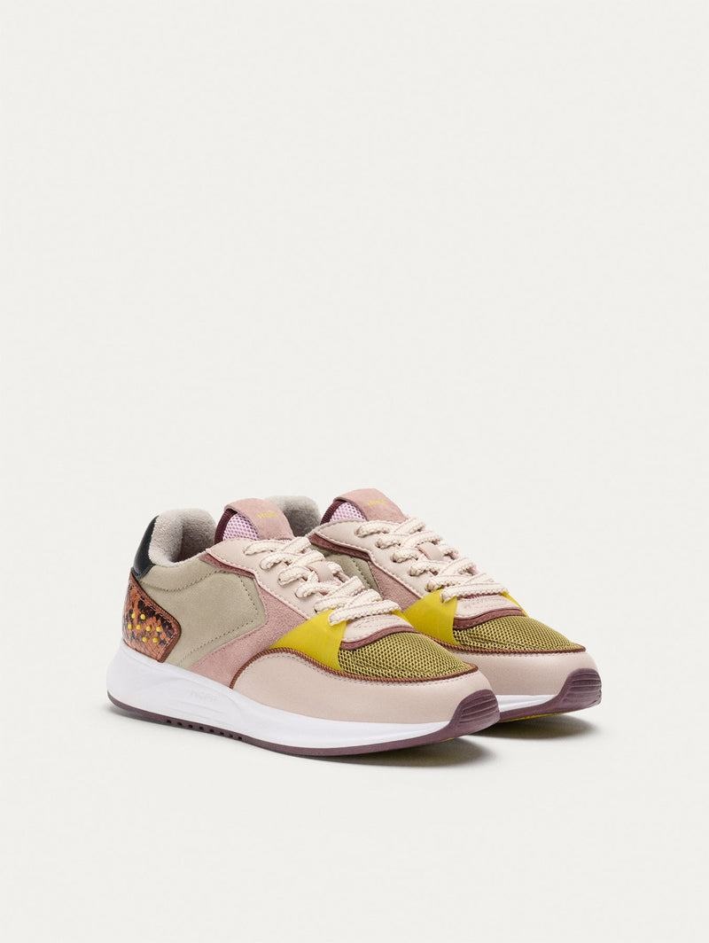 Hoff District Bourbon Sneakers Dames Roze Geel Grijs | XIZ9774QC